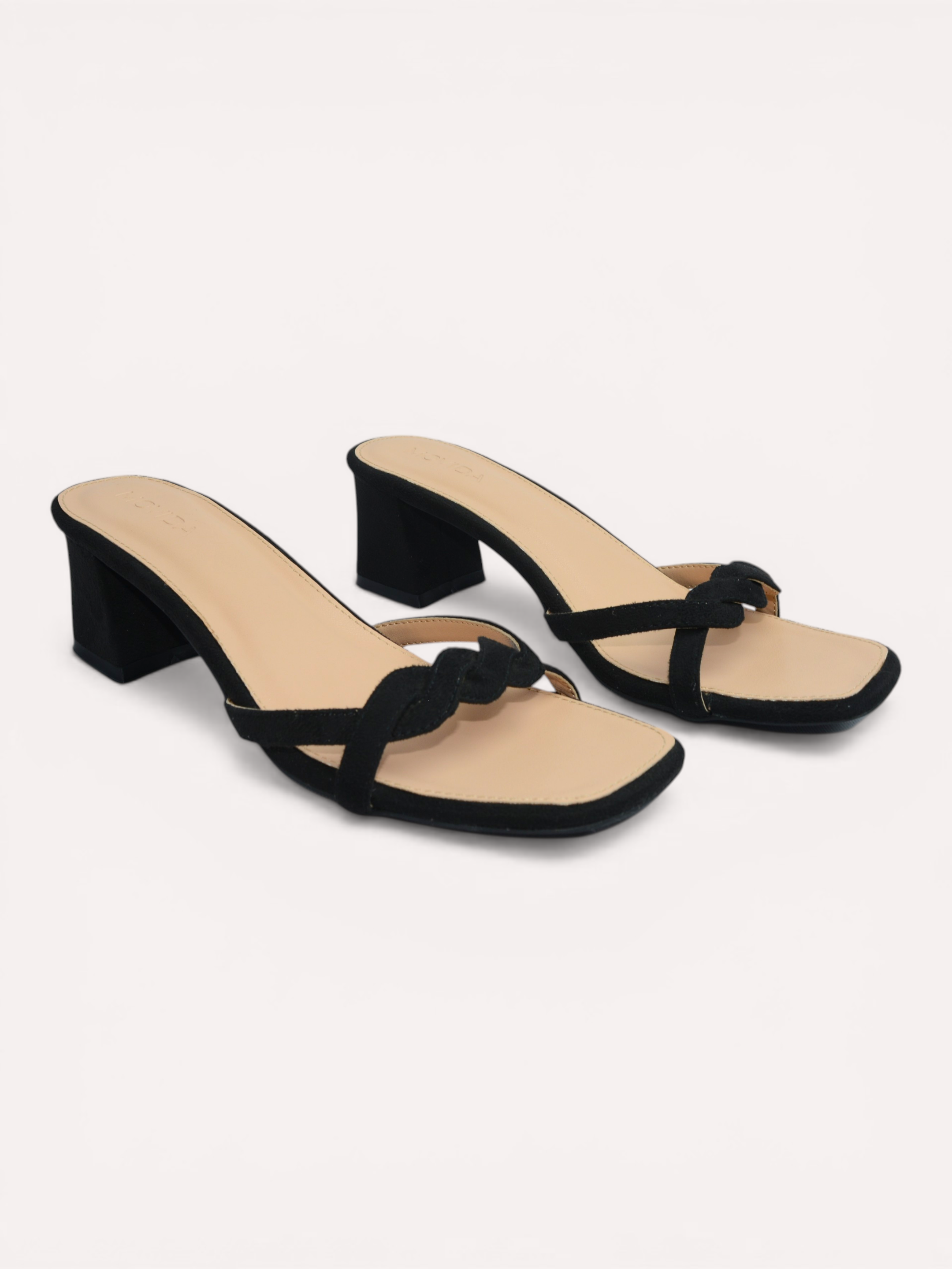 Heel Strap Slide - Black