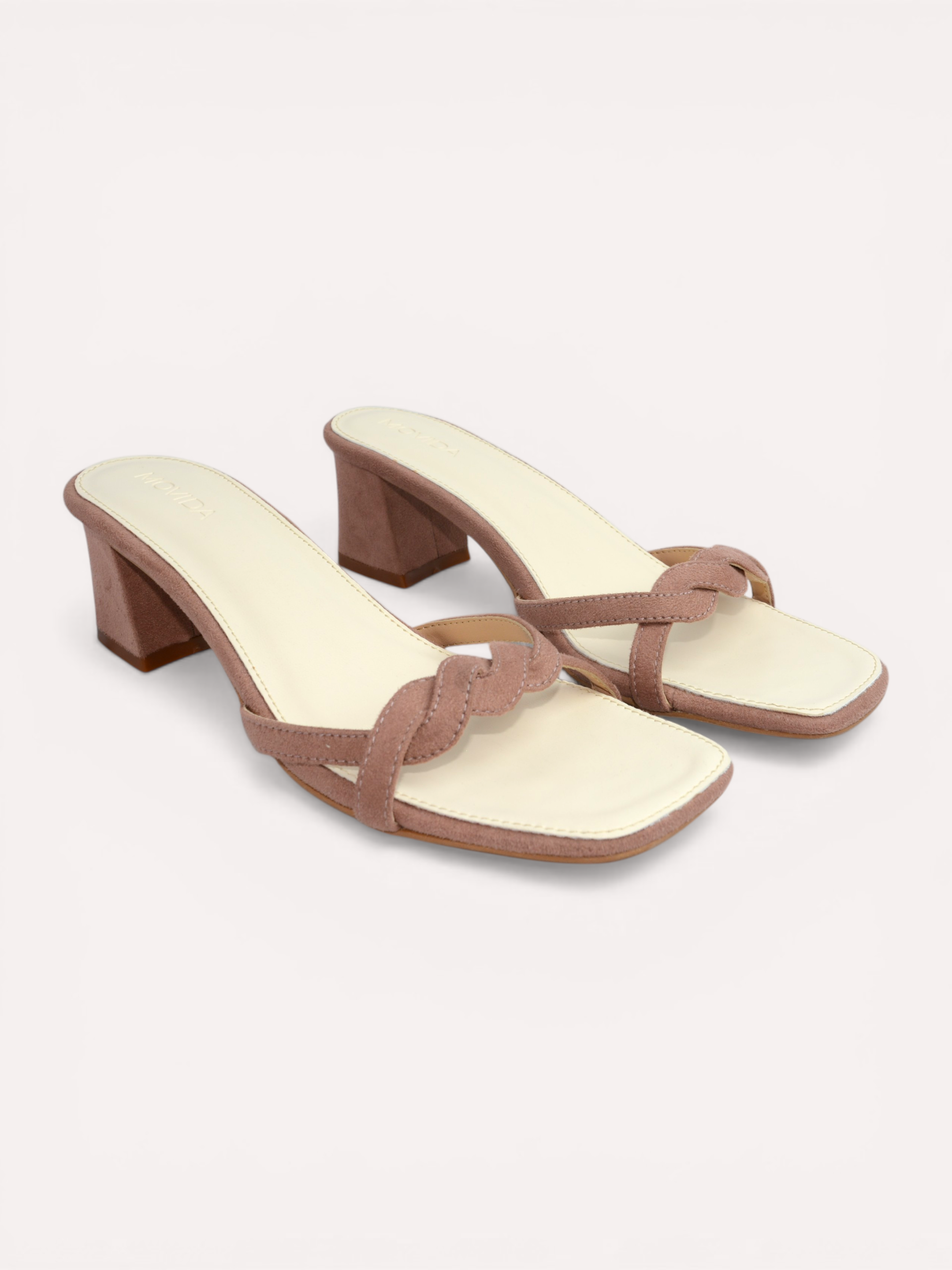 Heel Strap Slide - Coral