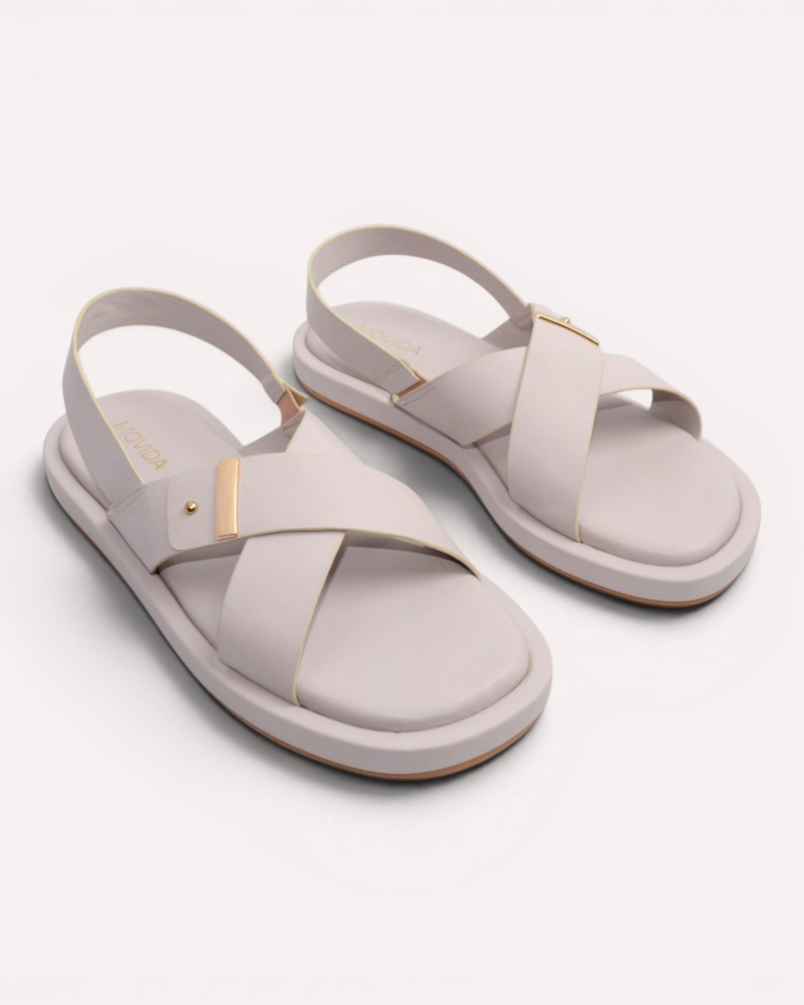 Cruz Crossover Slingback Flatform Sandals – Lilac