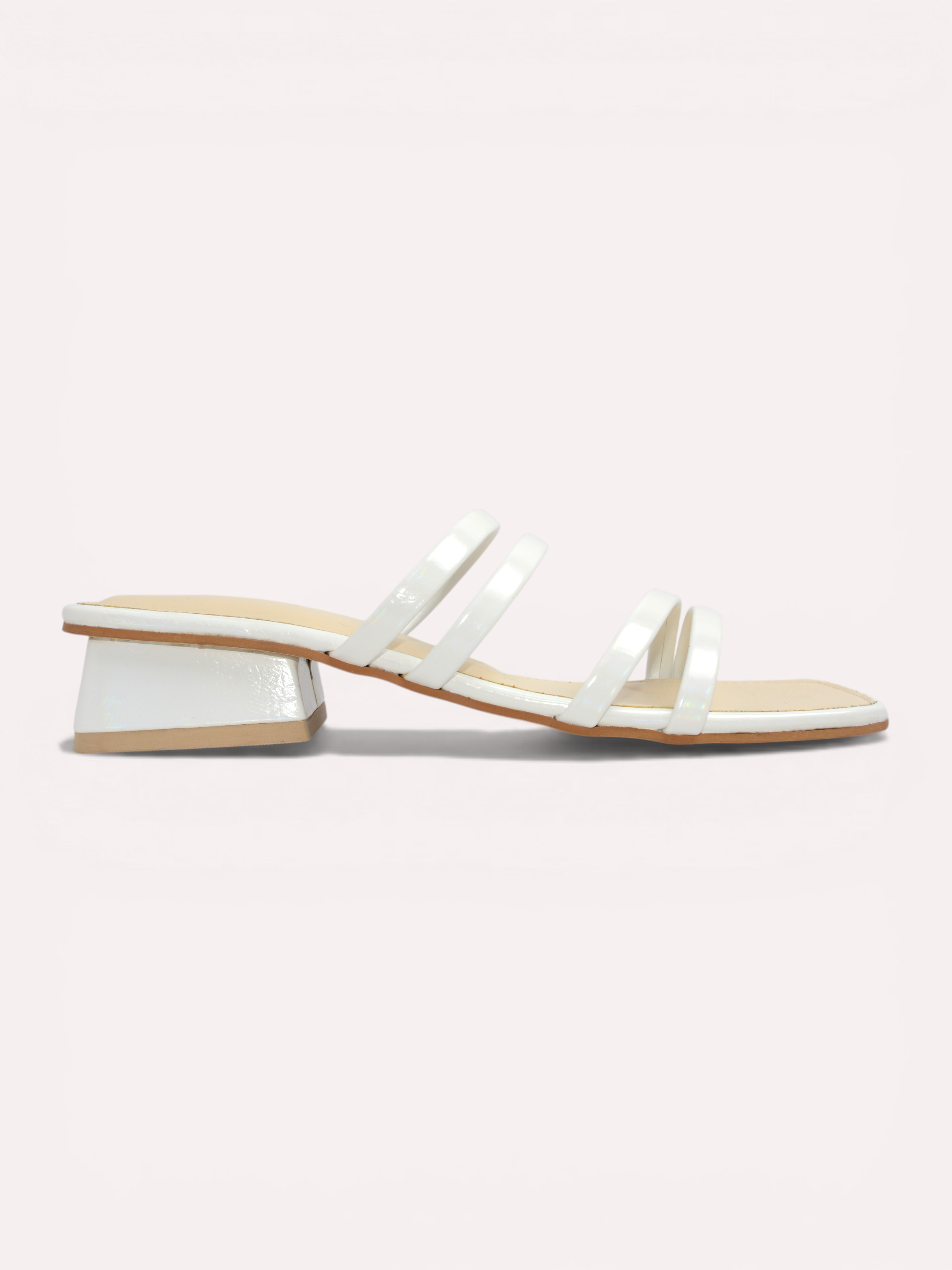 Heel Straps Sandle Strap Sandal - White