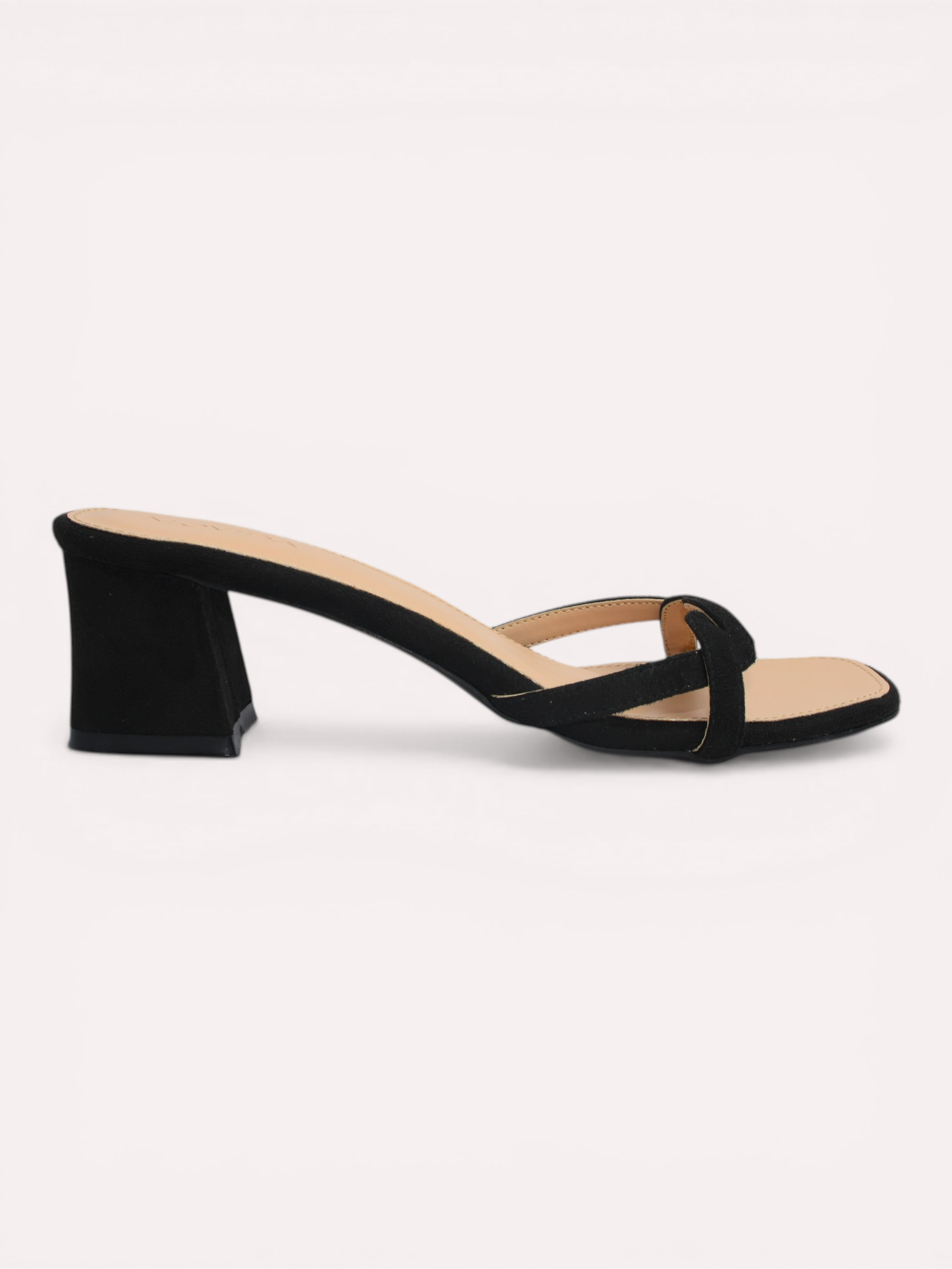 Heel Strap Slide - Black