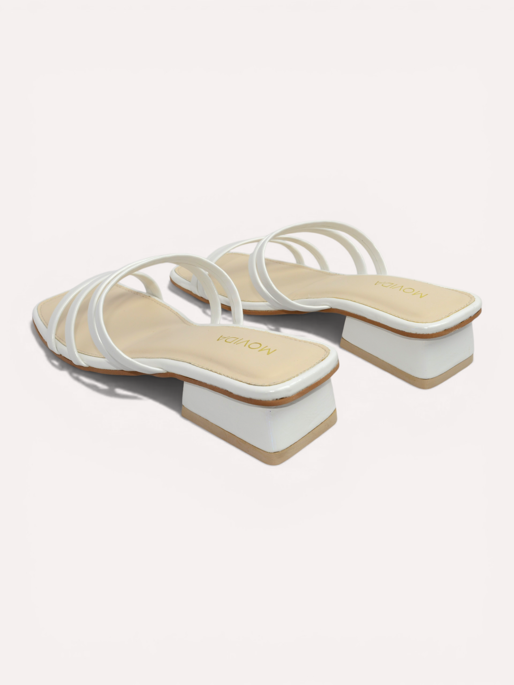 Heel Straps Sandle Strap Sandal - White