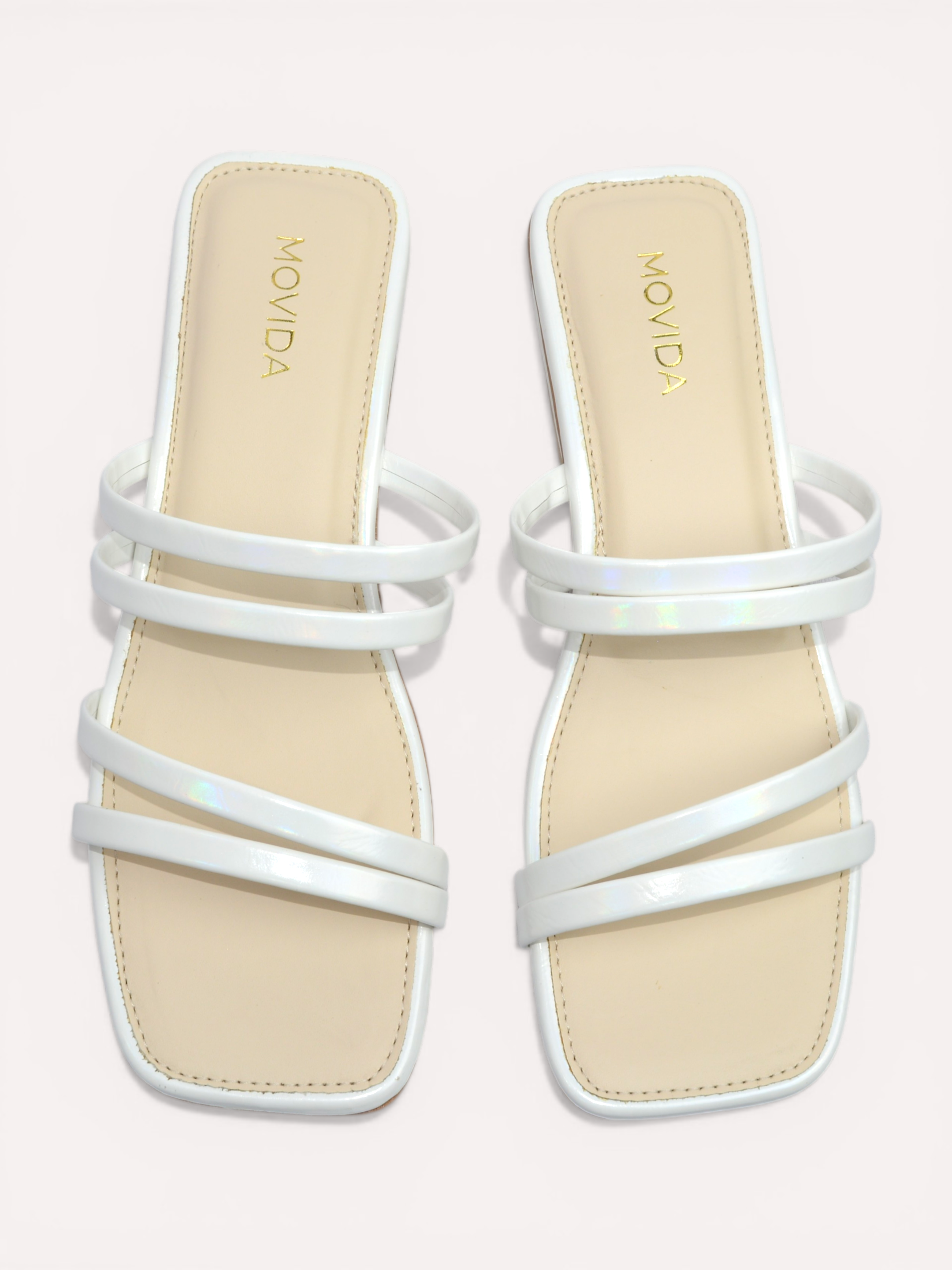 Heel Straps Sandle Strap Sandal - White