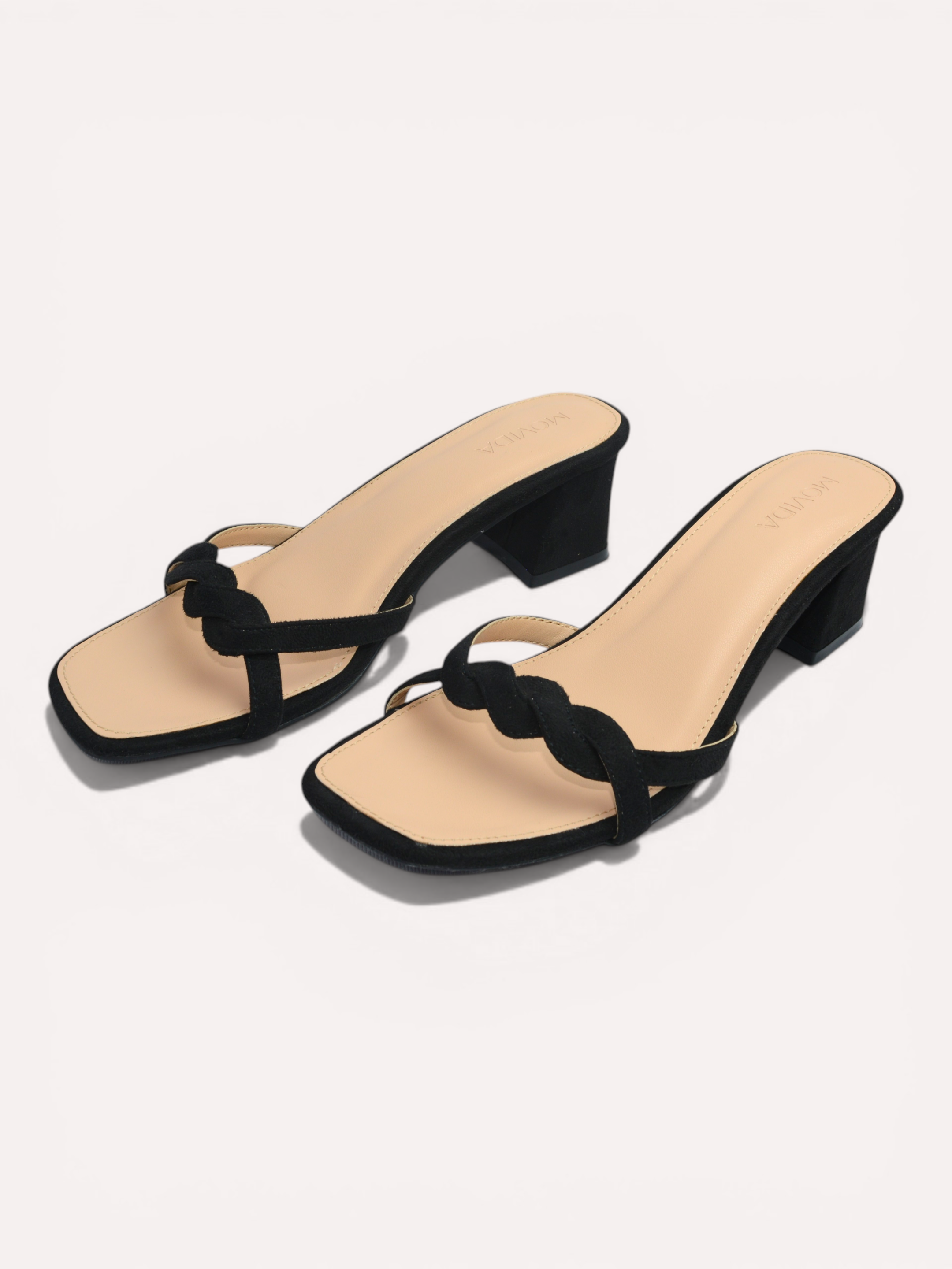 Heel Strap Slide - Black