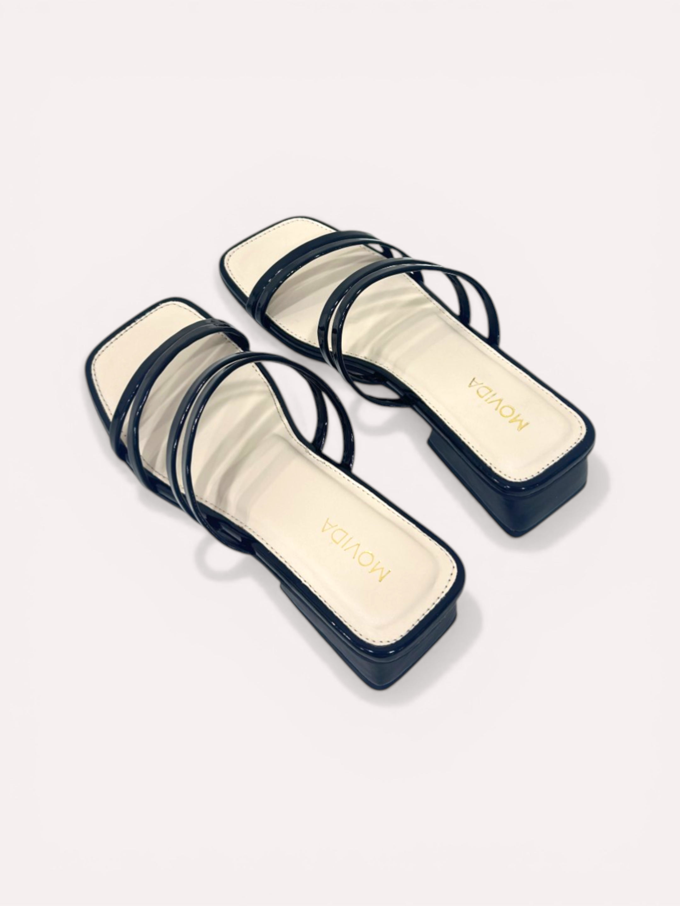 Heel Straps Sandle Strap Sandal - Black
