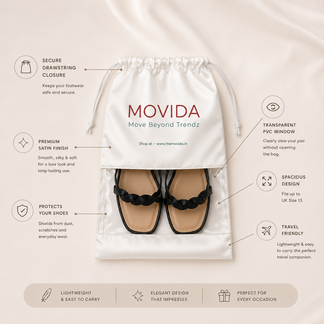 Movida Signature Shoe Bag
