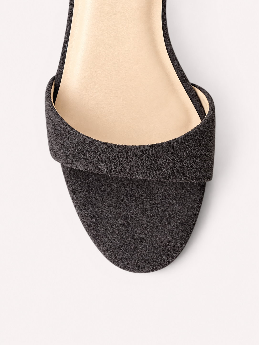 Rosette Suede Single Strap Kitten Heel Mule – Coffee Brown